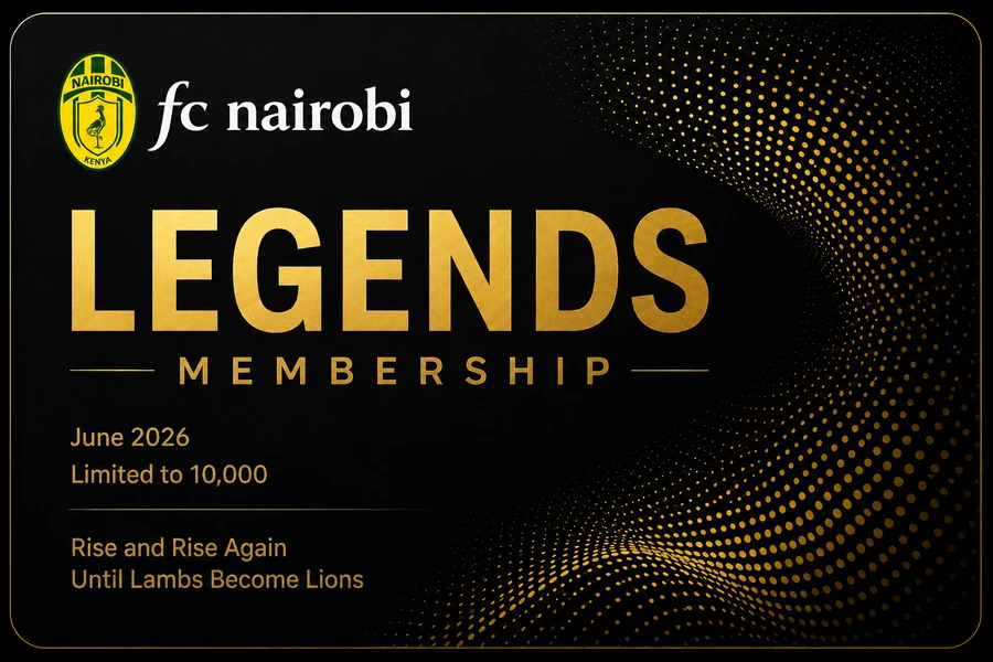 FC Nairobi Legends Membership card